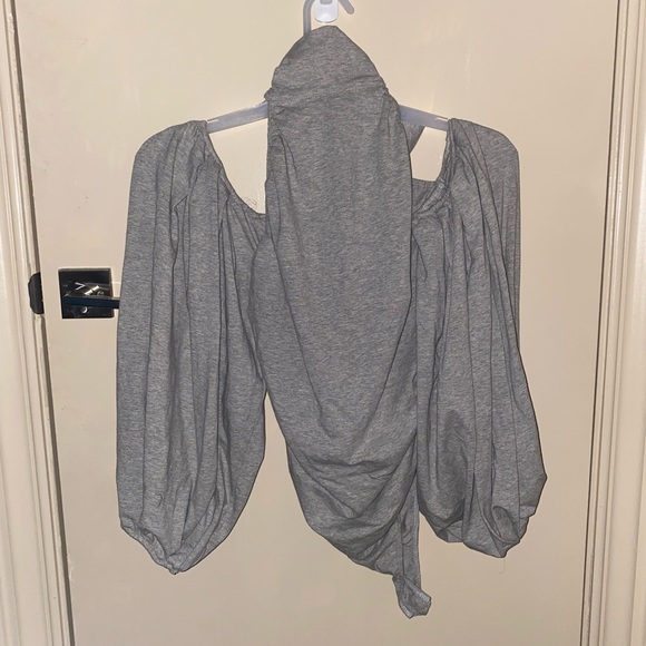 Gray body suit, backless - Picture 1 of 2